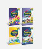 Hindi + English + Environmental Studies + Mathematics | Class 5 | Set of 4 | Project Books